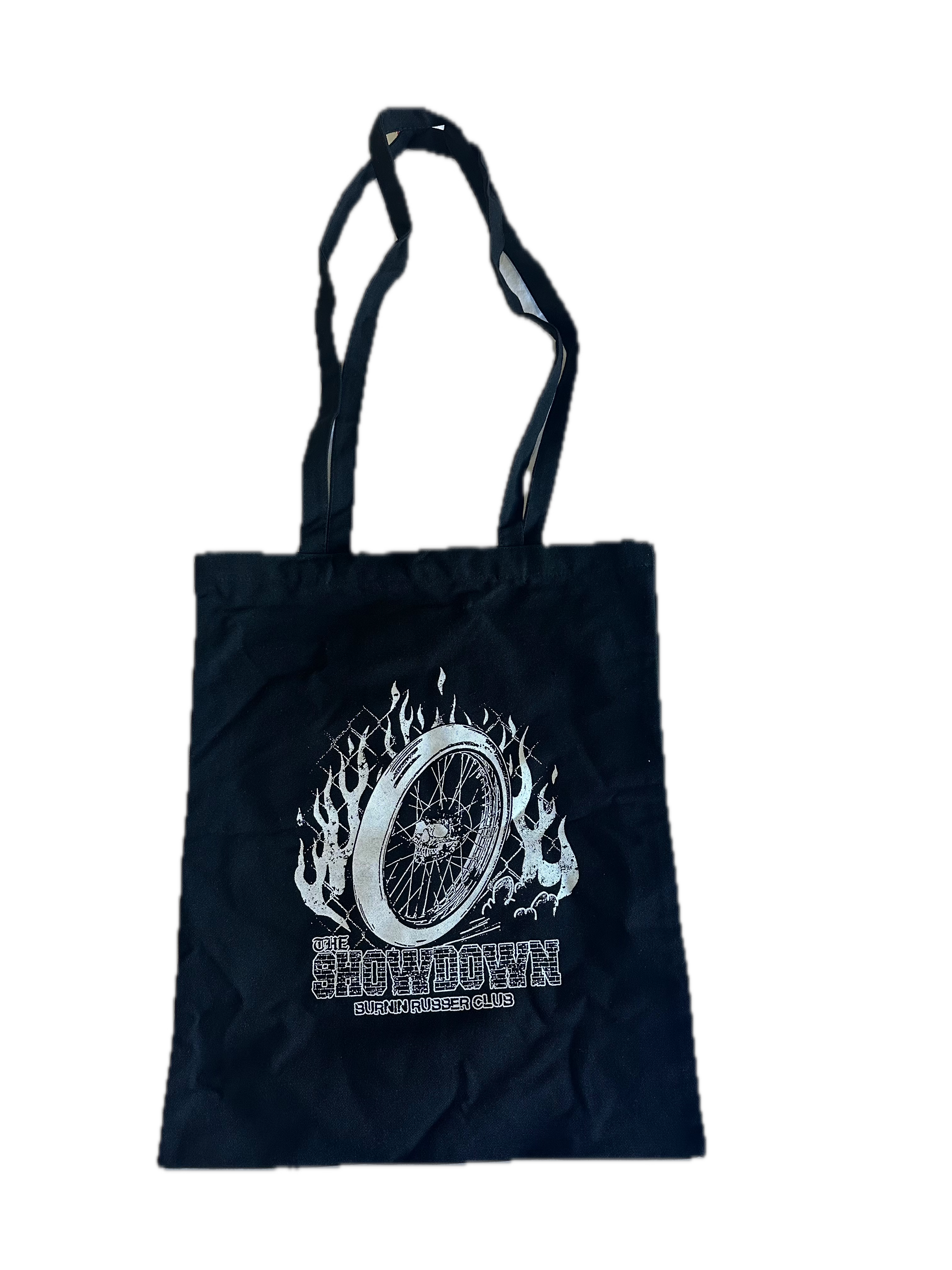 Black Burnout Tote