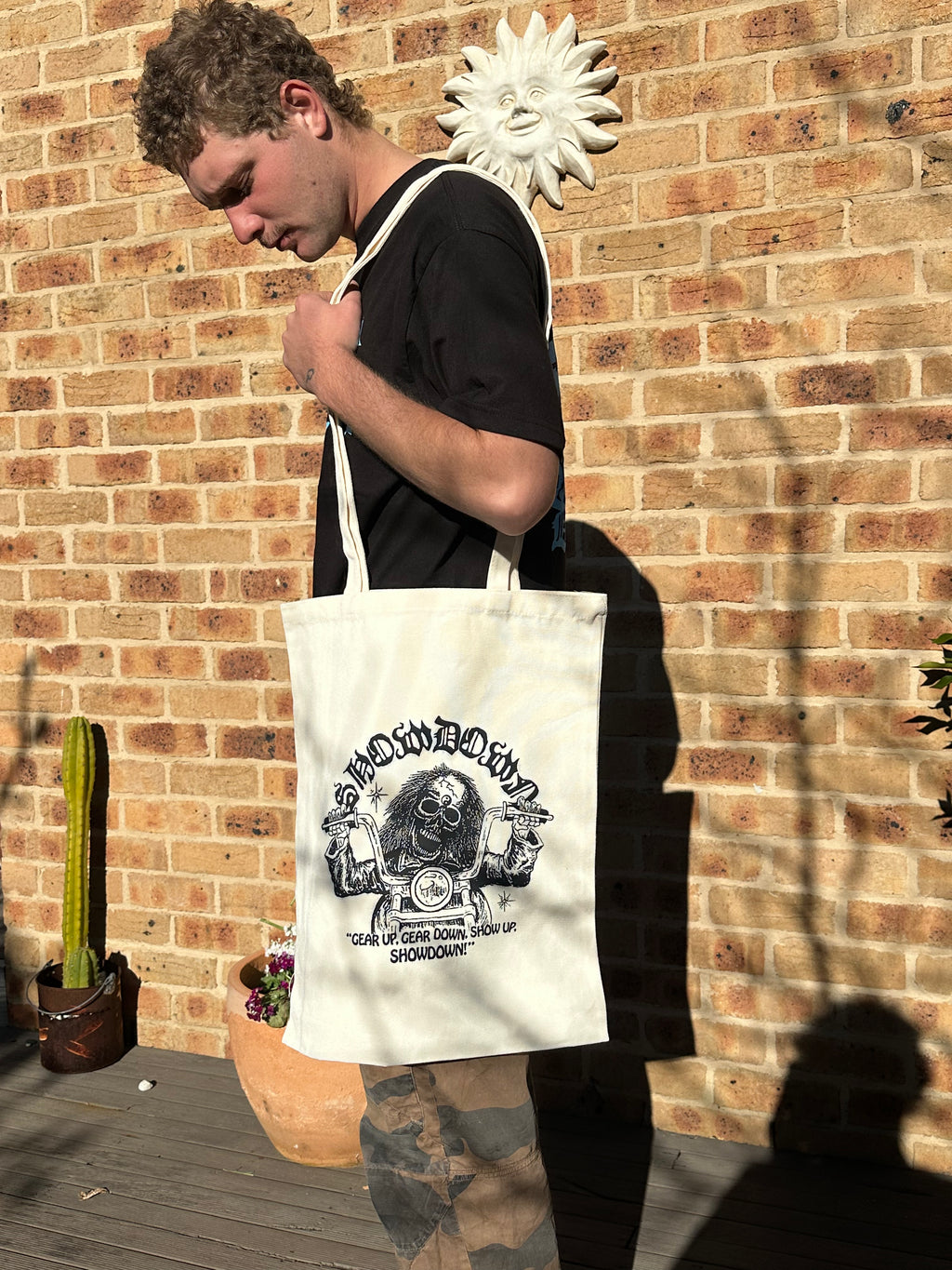 White Skelly Tote