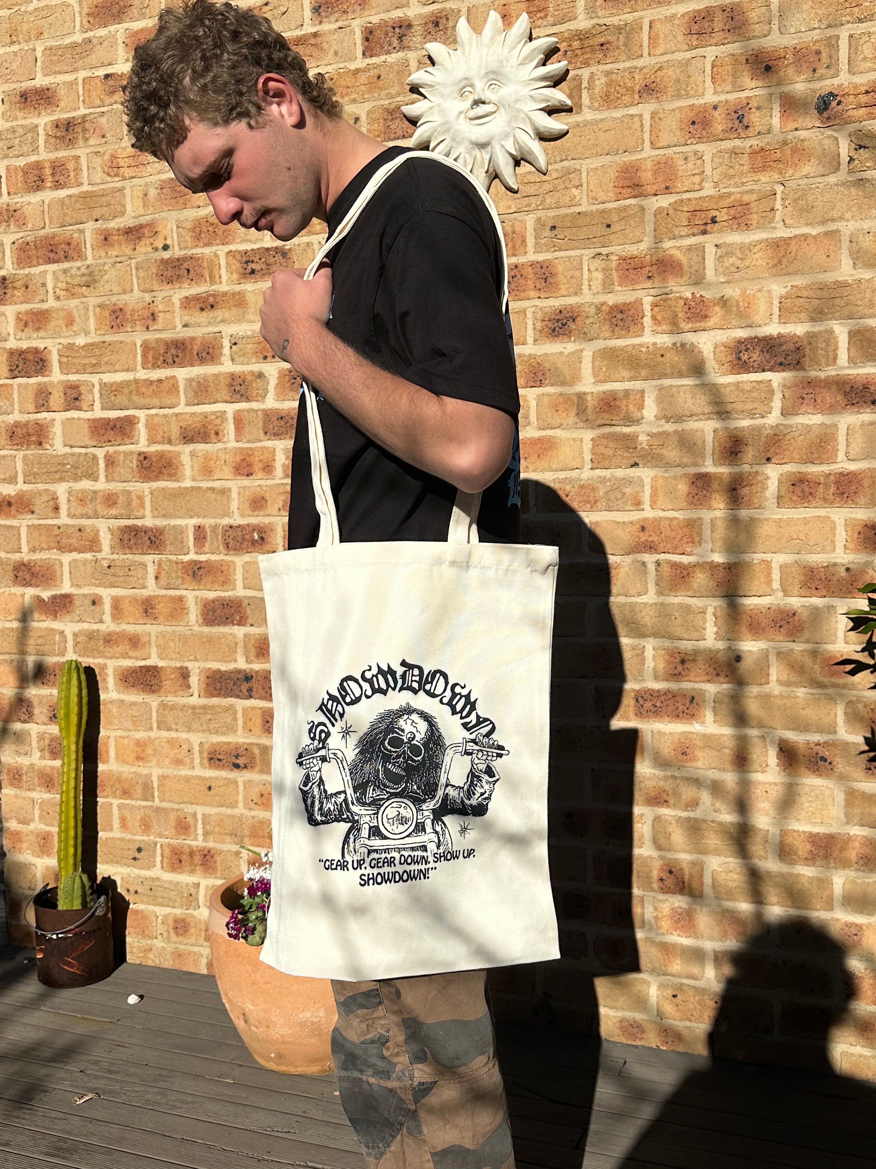 White Skelly Tote